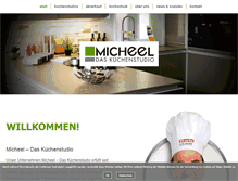 Tablet Screenshot of micheel-kuechen.de